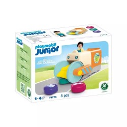 Playmobil Junior Απορριμματοφόρο Όχημα 71774