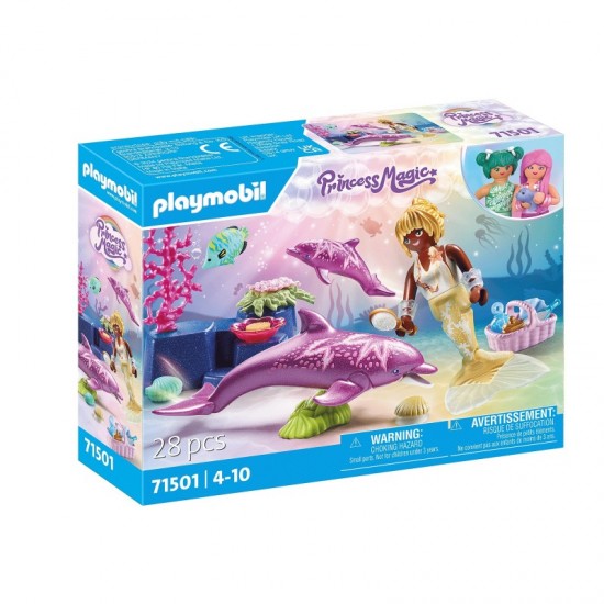 Playmobil Princess Magic Γοργόνα με Δελφίνια 71501