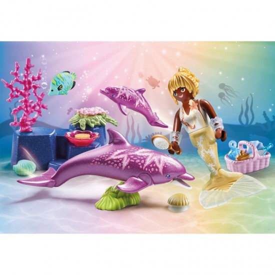 Playmobil Princess Magic Γοργόνα με Δελφίνια 71501