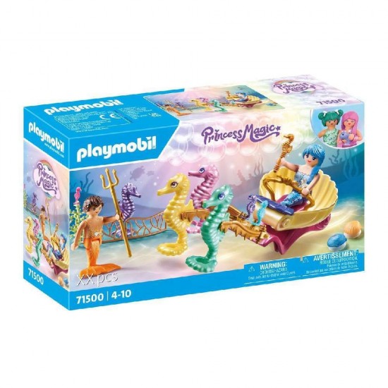 Playmobil Princess Magic Γοργονο-άμαξα με Ιππόκαμπους 71500