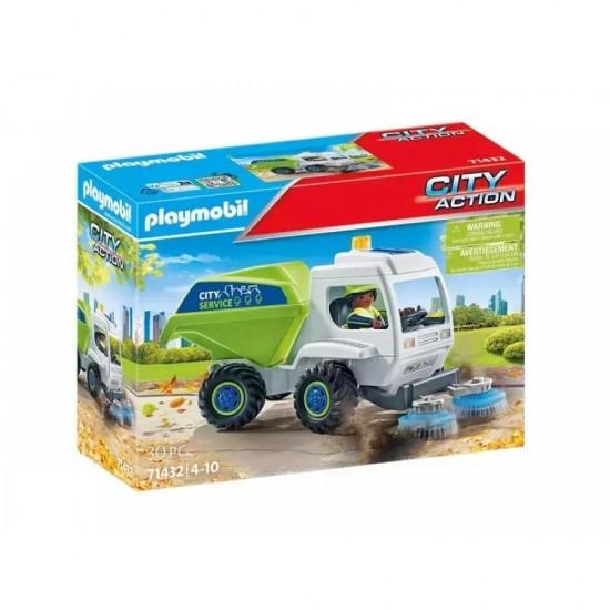 Playmobil City Action Όχημα Οδοκαθαρισμού 71432