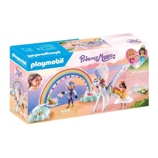 Playmobil Princess Magic Πήγασος και Πριγκίπισσες Του Ουράνιου Τόξου 71361