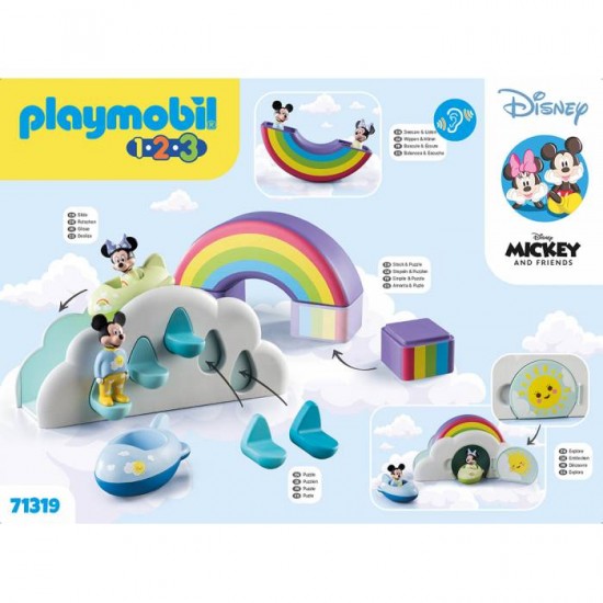 Playmobil Disney Διασκέδαση Στα Σύννεφα Με Τον Μίκυ Και Τη Μίνι Μάους