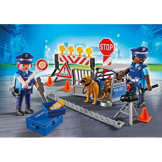 Playmobil Οδόφραγμα Αστυνομίας