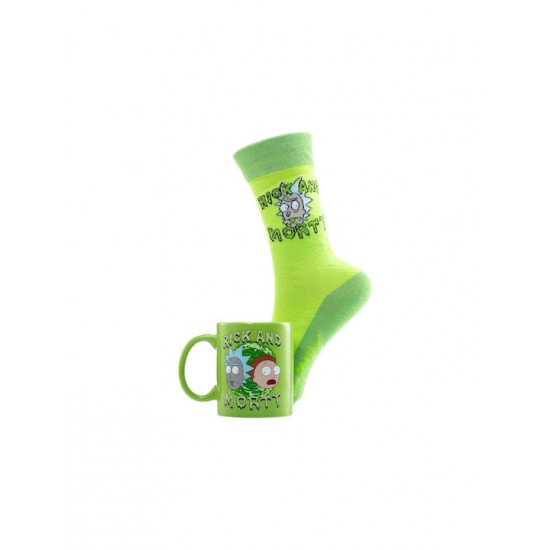 Pyramid Rick And Morty Mug &amp; Sock Set (GP86923)