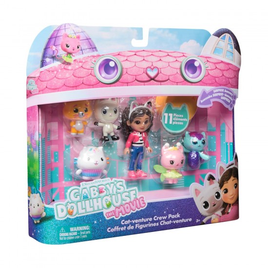 Spin Master Gabby's Dollhouse Movie: Cat-Venture Crew Pack 6072633