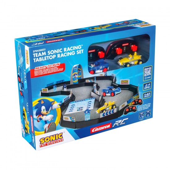 Carrera R/C Car: Team Sonic Racing™ Mini RC - 1:43 Tabletop Racing Set 370430021 Carrera R/C Car: Team Sonic Racing™ Mini RC - 1:43 Tabletop Racing Set 370430021