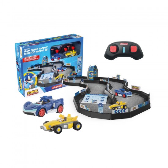 Carrera R/C Car: Team Sonic Racing™ Mini RC - 1:43 Tabletop Racing Set 370430021 Carrera R/C Car: Team Sonic Racing™ Mini RC - 1:43 Tabletop Racing Set 370430021