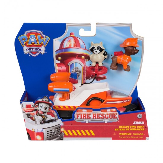 Spin Master Paw Patrol: Fire Rescue - Zuma Rescue Fire Boat Vehicle 20151506