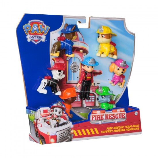 Spin Master Paw Patrol: Fire Rescue Team Pack Figures 6072961