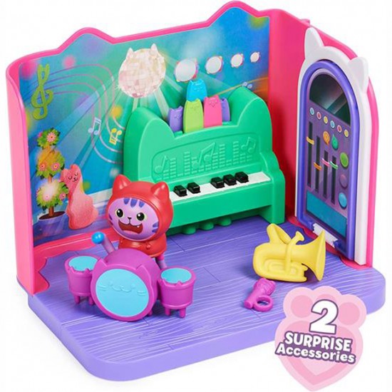 Spin Master Gabby Dollhouse new deluxe Μίνι Σετ Δωμάτια Κουκλόσπιτου Music Room 6065830