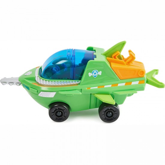 Spin Master Paw Patrol Aqua Pups Themed Vehicle Rocky's Sawfish Vehicle 20139009