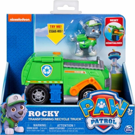 Spin Master Paw Patrol - Rocky Recycle Truck with Pup