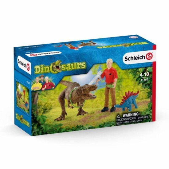 Schleich Σετ Παιχνιδιού Επίθεση Τυρανόσαυρου Ρεξ