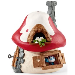Schleich Στρουμφόσπιτο με δυο μινιατούρες (Smurfs) 20803 Schleich Στρουμφόσπιτο με δυο μινιατούρες (Smurfs) 20803