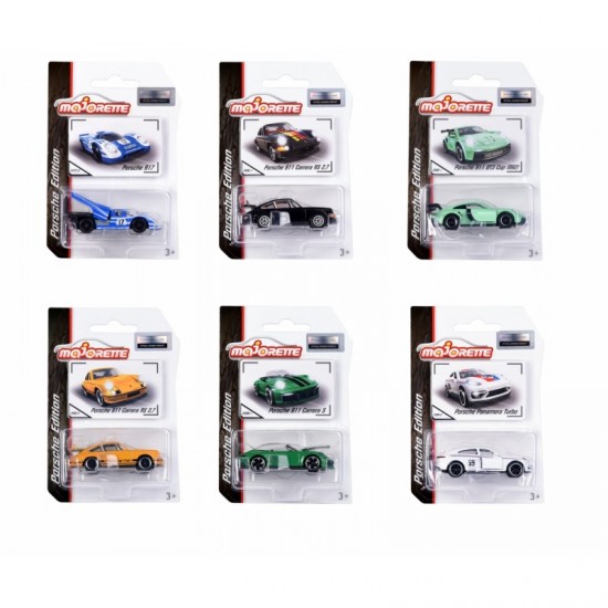 Majorette Porsche Premium Cars Assortment, 6-asst