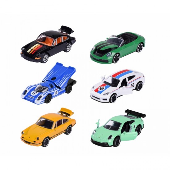 Majorette Porsche Premium Cars Assortment, 6-asst