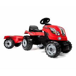Smoby Τρακτέρ Με Καρότσα Farmer XL Red-Green