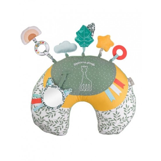 Sophie La Girafe Σόφι η καμηλοπάρδαλη Μαξιλάρι δραστηριοτήτων ή ανάπαυσης 2 όψεων