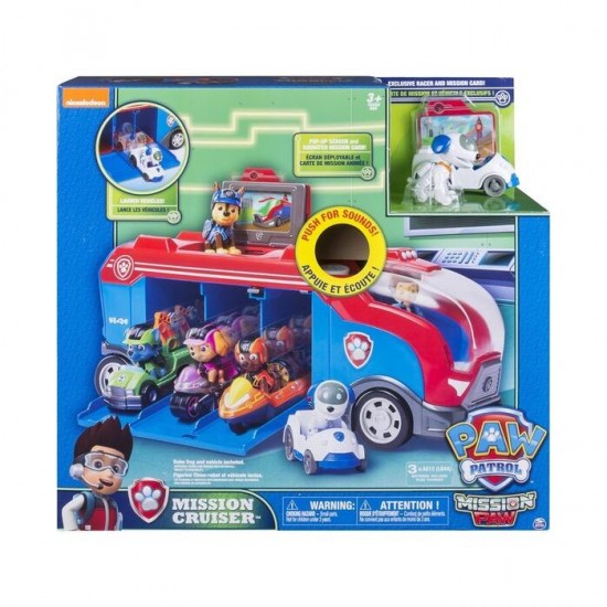 Spin Master Paw Patrol Pup Squad And Robo Dog Mission Cruiser Vehicle Playset 6070313