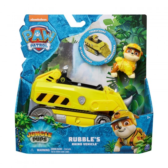 Spin Master Paw Patrol: Jungle Pups - Rubble's Rhino Vehicle 6067778