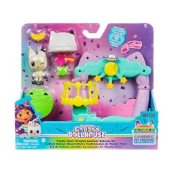 Spin Master Gabby's Dollhouse: Cat-Errific Celebration - 'Pandy Paws' Dreamy Lookout Balcony Set