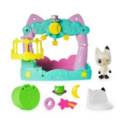 Spin Master Gabby's Dollhouse: Cat-Errific Celebration - 'Pandy Paws' Dreamy Lookout Balcony Set
