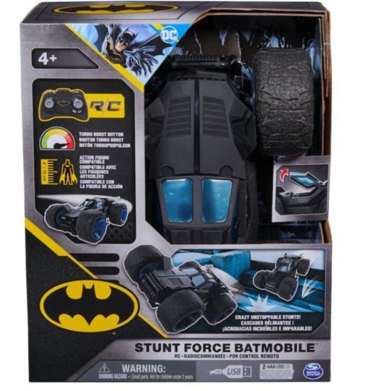 Spin Master Batman Τηλεκατευθυνόμενο RC Batmobile Stunt Force 6066871