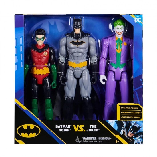 Spin Master Φιγούρες Δράσης Batman & Robin vs. The Joker 30cm 6064967