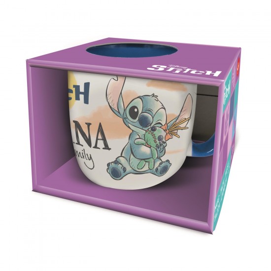 Stor: Stitch & Angel Ohana Dnls - Young Adult Ceramic Elite Mug In Gift Box (385ml)  94722