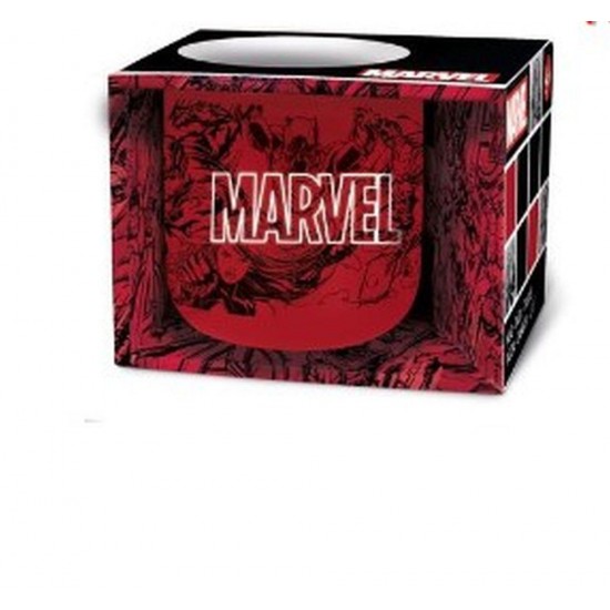 Stor Marvel Pattern Ceramic Breakfast mug in Gift box (400ml) 75434