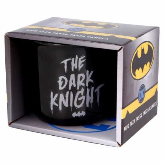 Stor Batman Symbol Ceramic Breakfast Mug in Gift Box