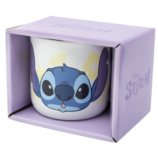 Stor Stitch - Palms Ceramic Breakfast Mug In Gift Box (400Ml) Κεραμική Κούπα