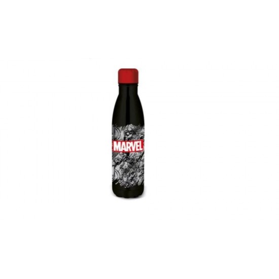 Stor Marvel Pattern Aluminium Spirit Bottle 780ml