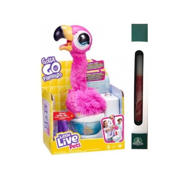 Λαμπάδα Giochi Preziosi Little Live Pets Gotta Go Flamingo LPG00000