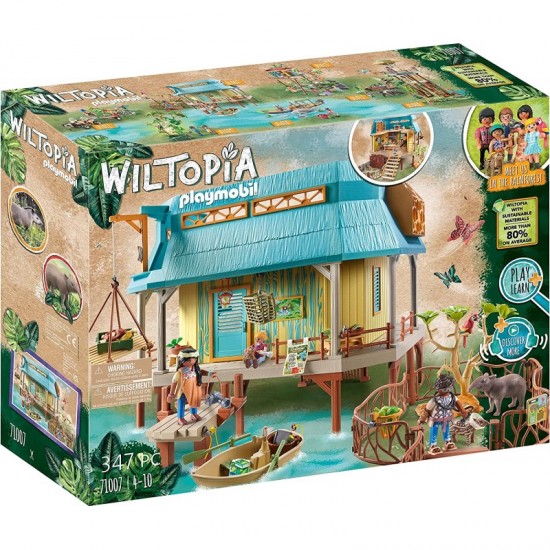 Playmobil Wiltopia: Σταθμός Περίλθαψης Άγριων Ζώων 71007