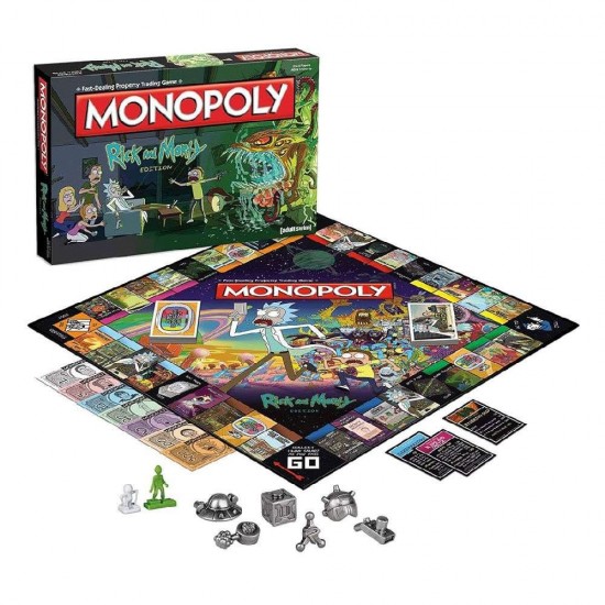 Winning Moves Monopoly Rick and Morty English Edition WM002701