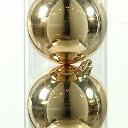 Μπάλες Χρυσές 8εκ. σετ των 6 